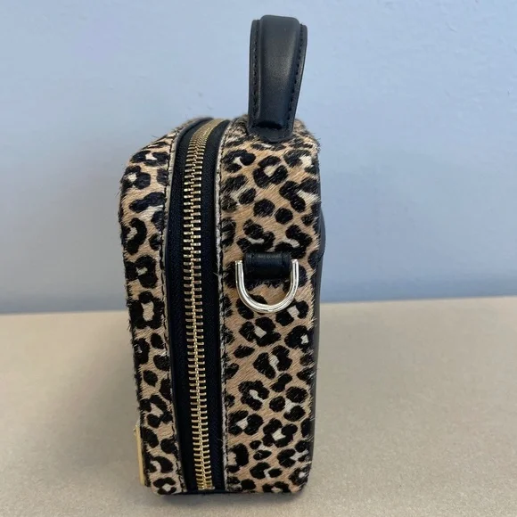 MICHAEL Michael Kors Estelle Leopard Print Calf Hair Satchel - NWT - Picture 4 of 7